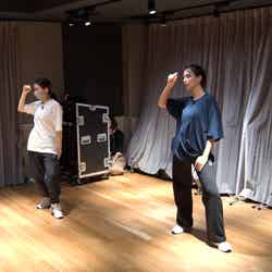 ダンスを練習する滝沢カレン （C）日本テレビ