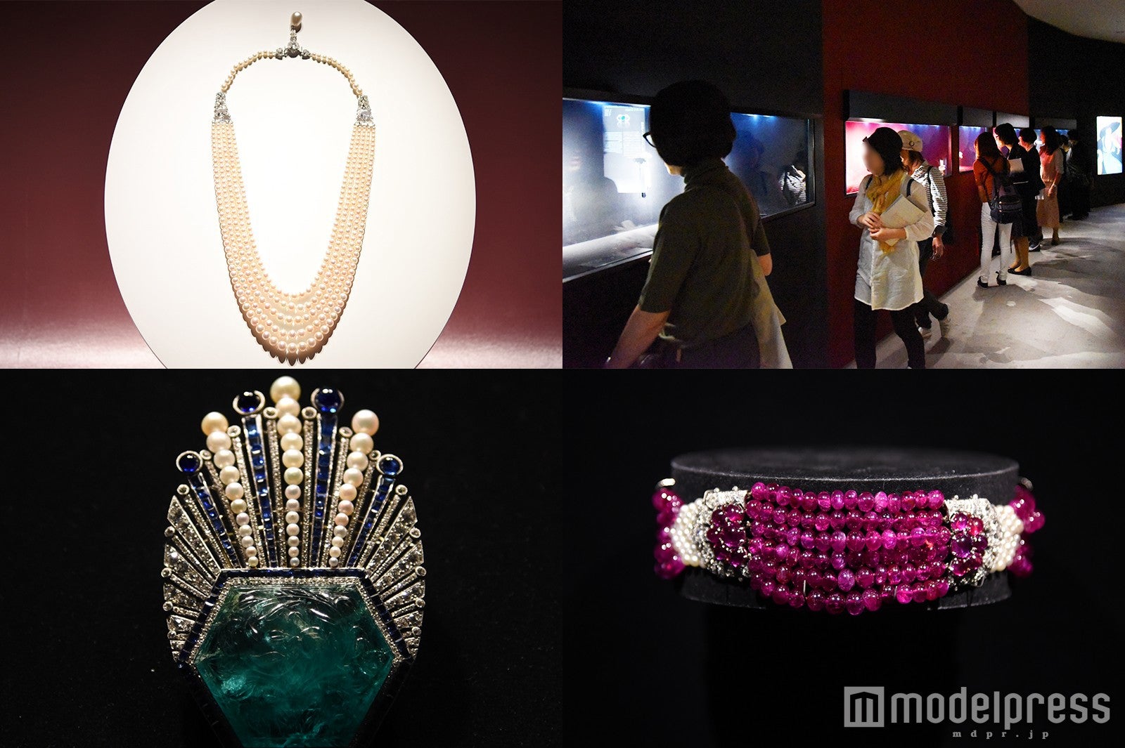 特別展「ムガール皇帝とマハラジャの宝石 カタール・アル サーニ・コレクション」の一部（C）モデルプレス