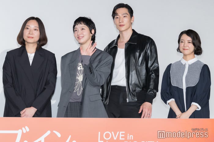 イ・オニ監督、キム・ゴウン、ノ・サンヒョン、上白石萌音(C)モデルプレス