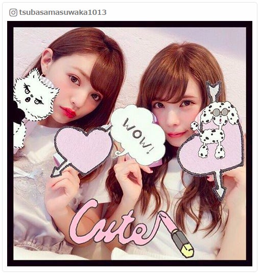 益若つばさ、ちぃぽぽと“11歳差”2ショット 「圧倒的年上」も「若い」「違和感ない」の声