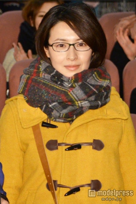 フジテレビ系ドラマ「福家警部補の挨拶」完成披露試写会・記者会見に出席した檀れい