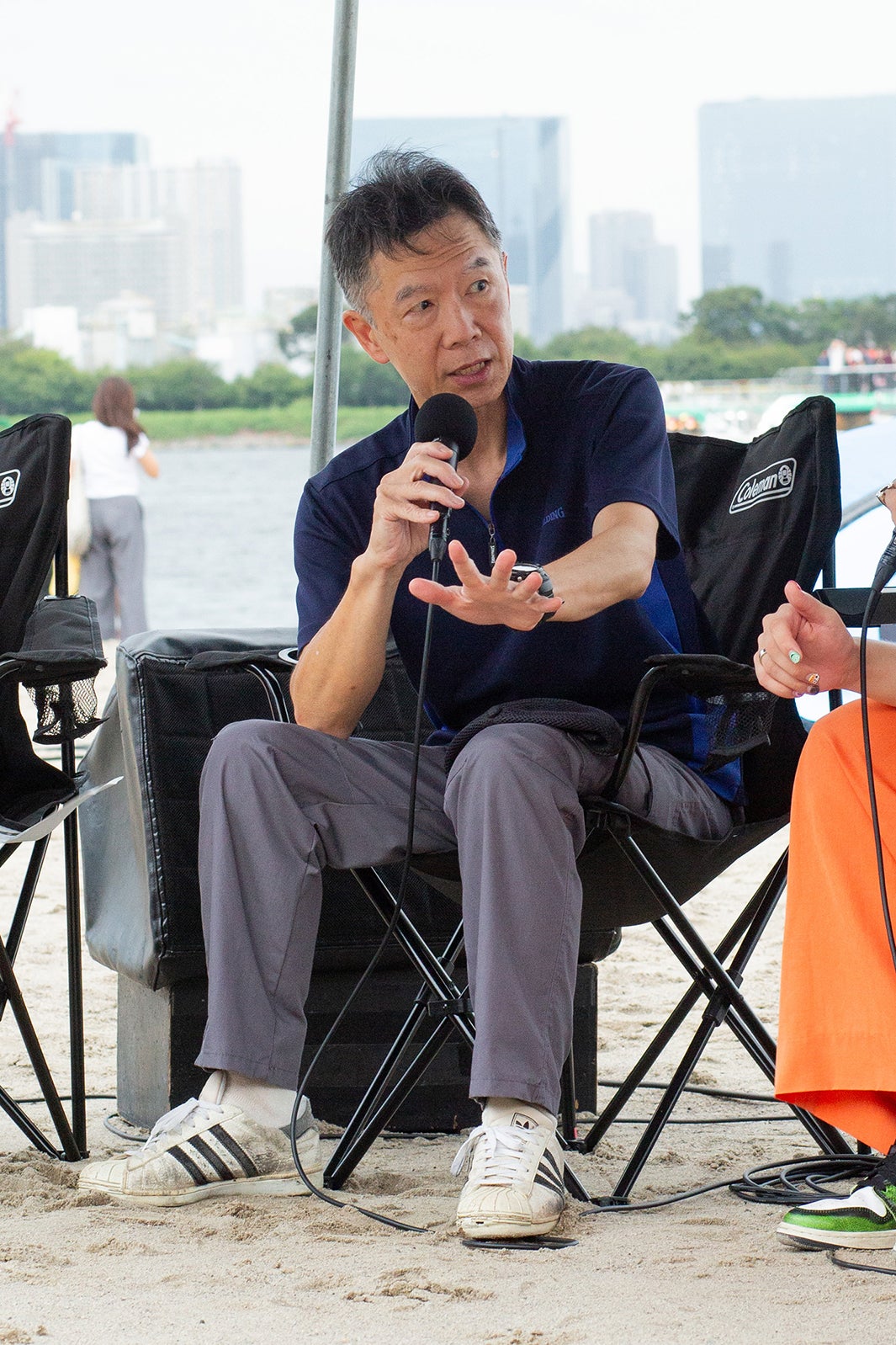 ⾼⽊淳監督「PARK CINEMA FESTIVAL in お台場海浜公園」（提供写真）