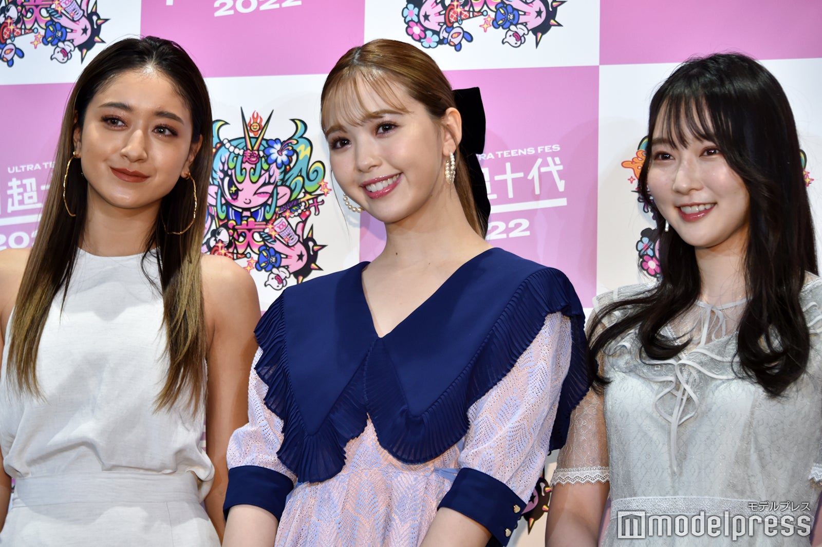 みちょぱ、藤田ニコル、越智ゆらの （C）モデルプレス