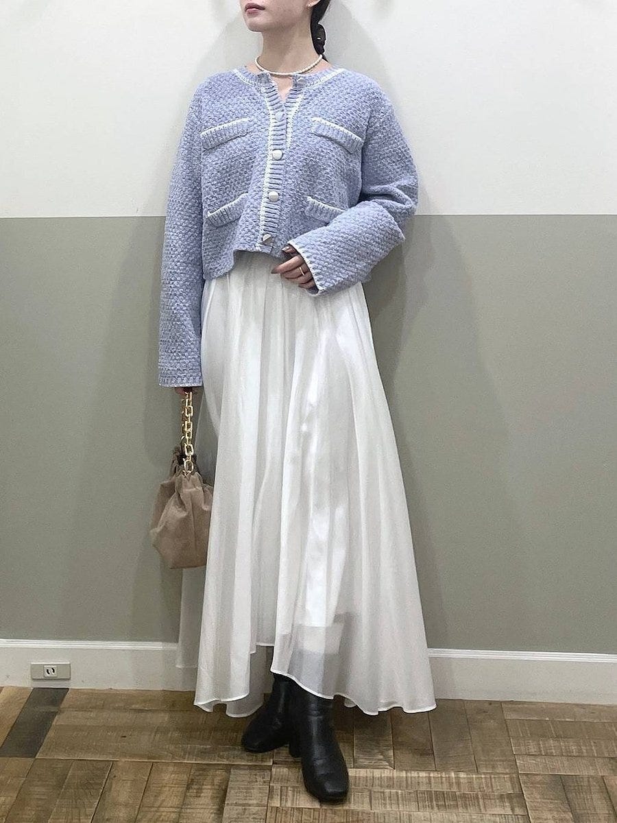 ブルーの冬コーデ4