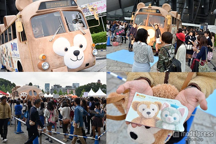ディズニー ダッフィーバスが渋谷に出現 ふわふわ 仕様に大興奮で行列 モデルプレス ディズニー ダッフィーバスが渋谷に出現 ふわふわ 仕様に大興奮で行列 モデルプレス