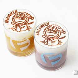 「ハロウィンドリンク」(マンゴーミルク/アサイーミルク)¥620/画像提供:川崎市 藤子・F・不二雄ミュージアム