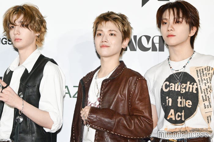 LEEHAN(イハン)、RIWOO(リウ)、WOONHAK(ウナク)(C)モデルプレス