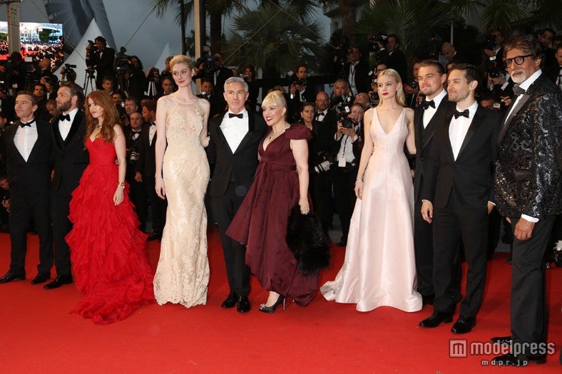 レッドカーペットに登場した、映画「華麗なるギャツビー」のキャスト・スタッフら／（C）Kazuko Wakayama