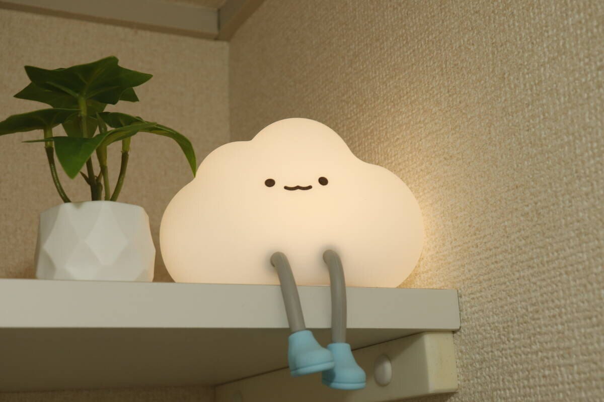 センサーライト（雲）　使用例