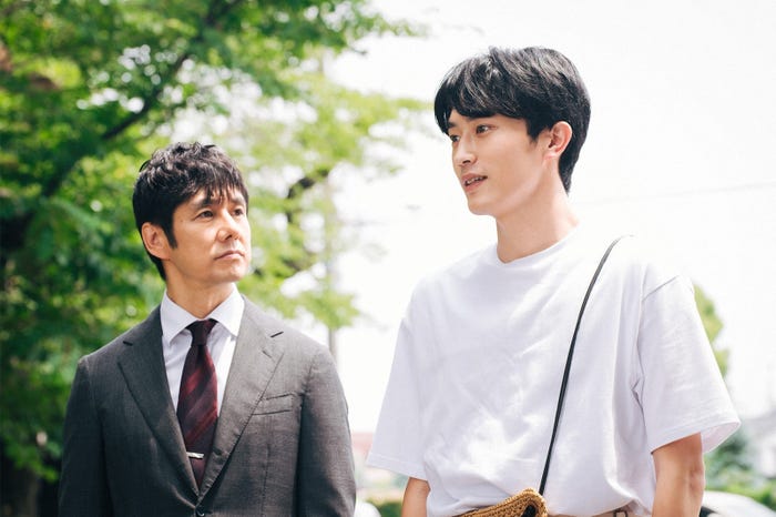 西島秀俊、杉野遥亮/「ユニコーンに乗って」第3話より(C)TBS/撮影:加藤春日