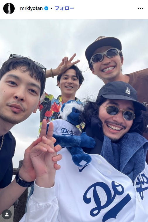 清原翔Instagramより