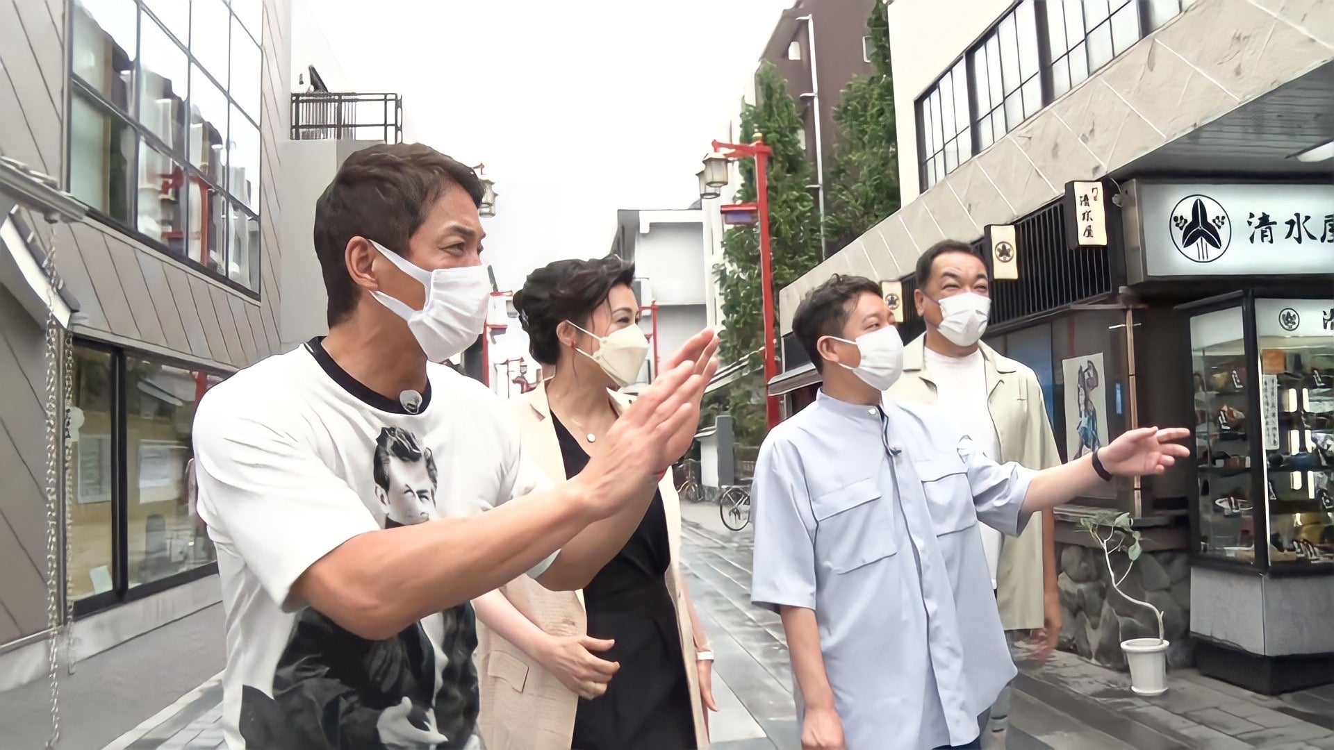 長嶋一茂、藤原紀香、高橋茂雄、槙原寛己 （C）テレビ朝日