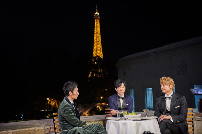 草なぎ剛、稲垣吾郎、香取慎吾(C)AbemaTV