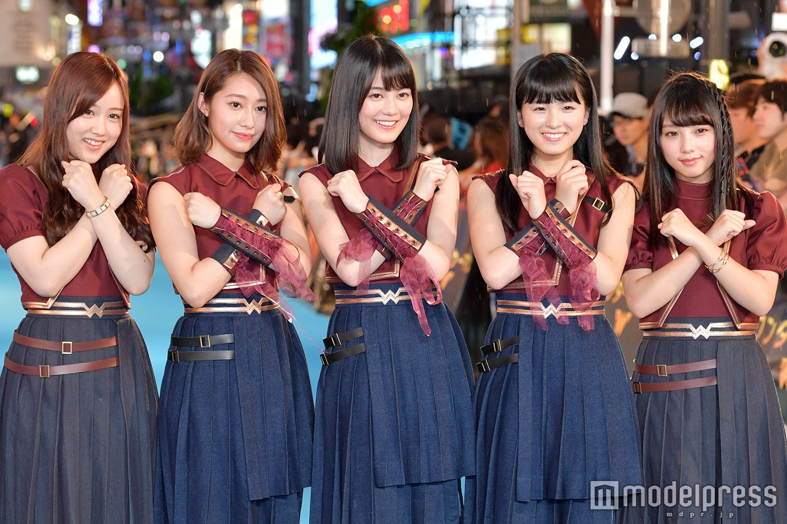 星野みなみ、桜井玲香、生田絵梨花、大園桃子、与田祐希（C）モデルプレス