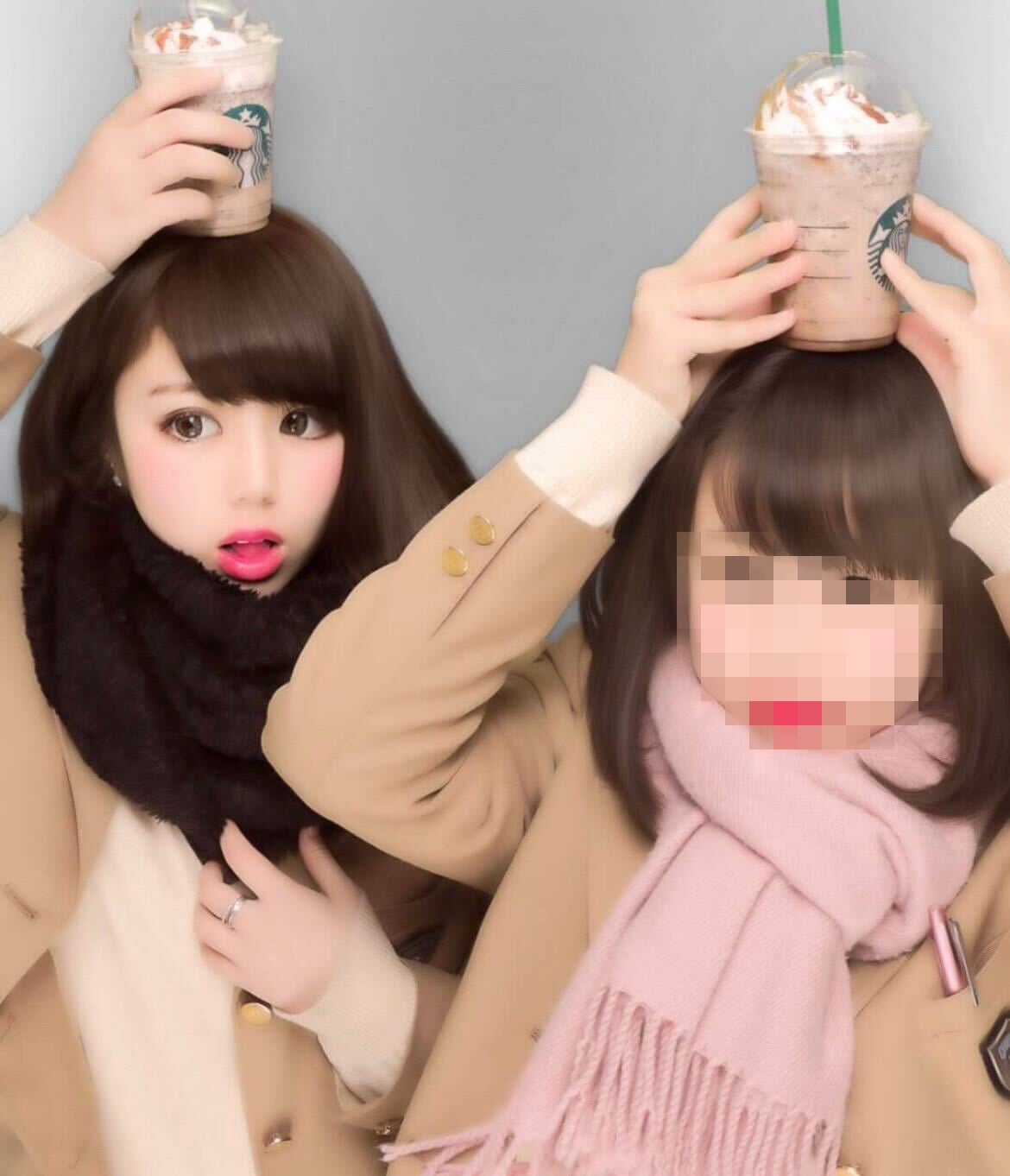 学生時代のあおい（左）（提供写真）