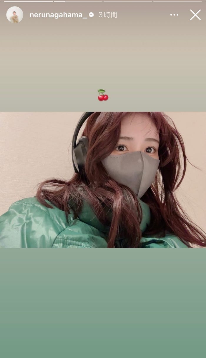 長濱ねるInstagramストーリーズより