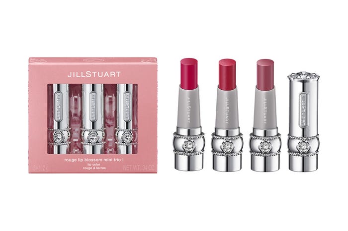 「ジルスチュアート ルージュ リップブロッサム ミニ トリオ I」(C)JILL STUART Beauty