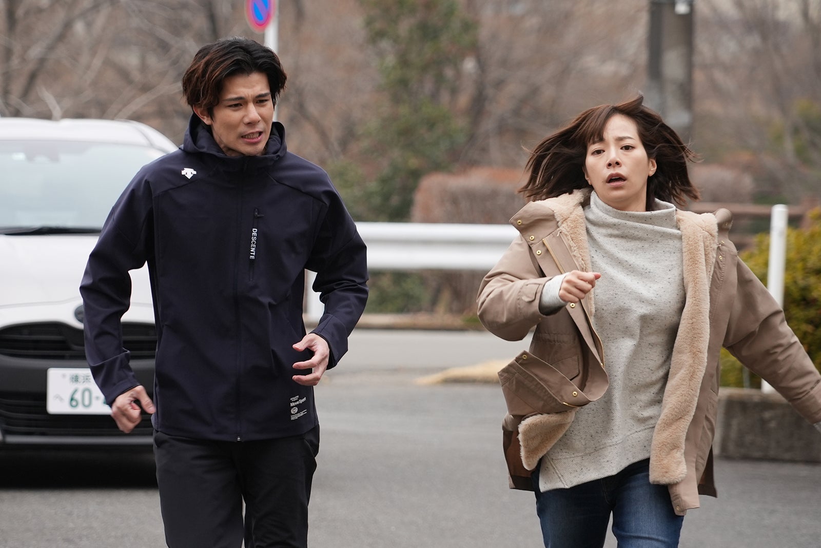 柿澤勇人、桜井ユキ／「真犯人フラグ 真相編」第18話より（C）日本テレビ