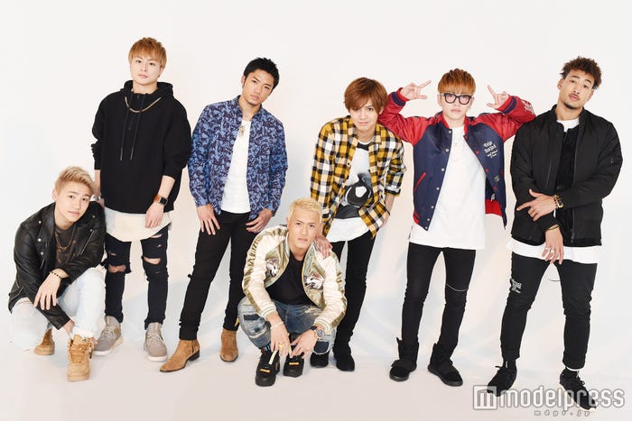GENERATIONS from EXILE TRIBE(左から)小森隼、白濱亜嵐、数原龍友、中務裕太、片寄涼太、佐野玲於、関口メンディー(C)モデルプレス
