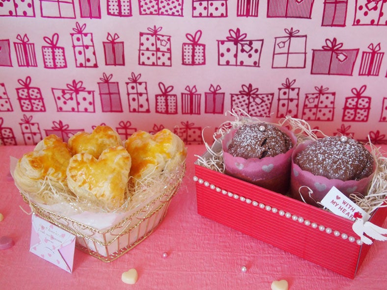 「ダブルチョコマフィン」＆「ハートパイチョコ」