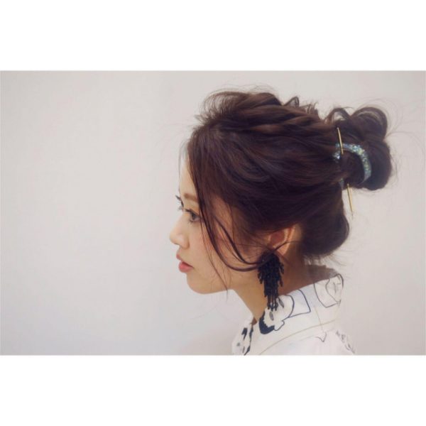 前髪なし 着物の髪型はトレンドを取り入れて上品に おしゃれヘアスタイル特集 モデルプレス