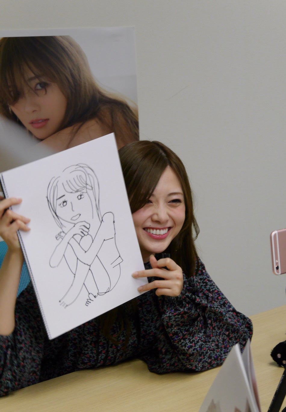 白石麻衣／配信の様子（提供写真）