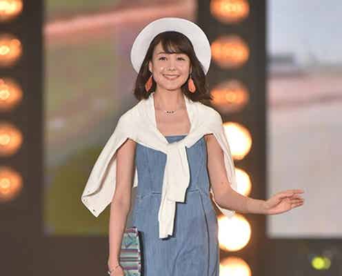 トリンドル玲奈、終始笑顔のランウェイに歓声鳴り止まず<GirlsAward 2015 S/S>