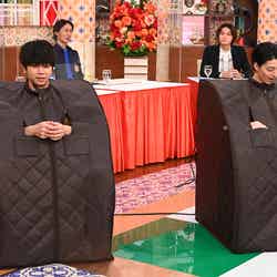（左から）増田貴久、矢部浩之、磯村勇斗、高杉真宙 （C）日本テレビ