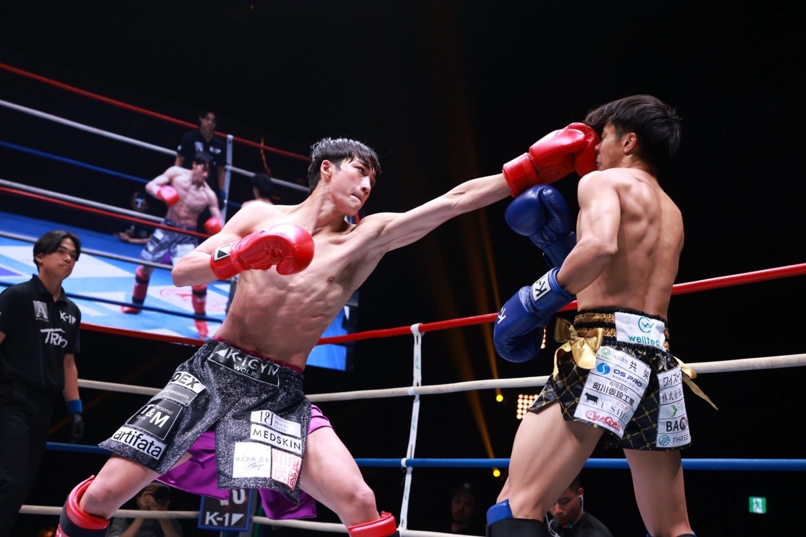 大久保琉唯、石井一成（C）K-1