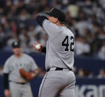 巨人の新外国人マタ 初先発で3回7安打3四死球で4失点 最速は157キロも制球に課題