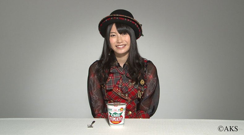 横山由依／カップヌードル「AKB48ふ～ふ～ムービー」