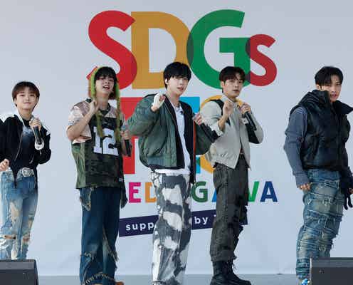 “江戸川初上陸”ORβIT、SDGsに共通点 JUNEは「一生叶わない」目標明かす<SDGs FES in EDOGAWA>