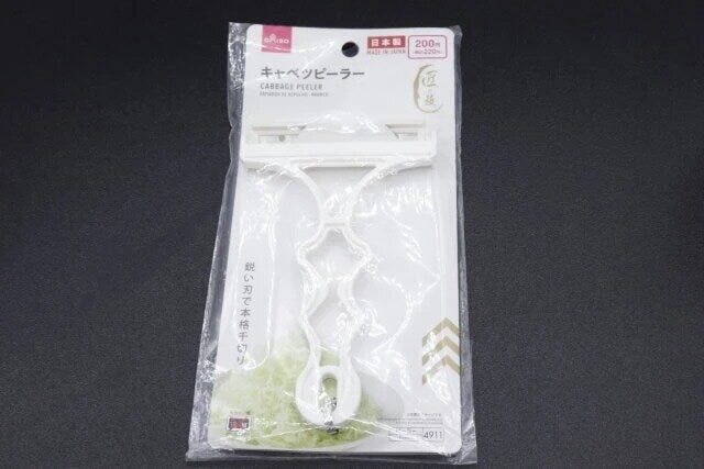 ダイソー キャベツピーラー(白) パッケージ ダイソー キャベツピーラー(白) パッケージ
