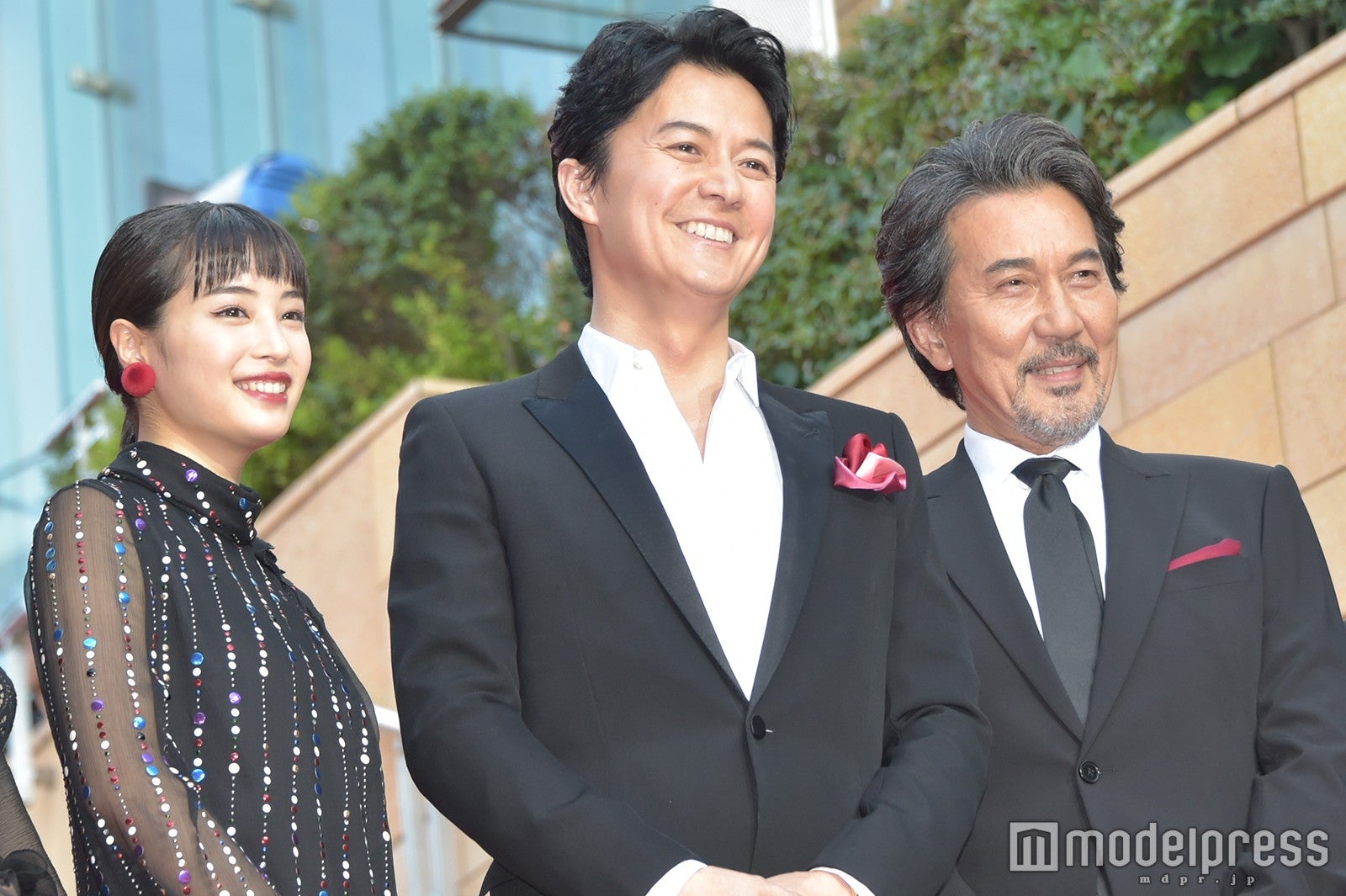 広瀬すず、福山雅治、役所広司 （C）モデルプレス