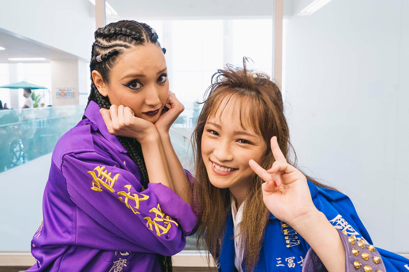 イベントで公開されたメイキング写真（C）2021「地獄の花園」製作委員会