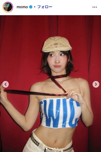 モモ Instagramより