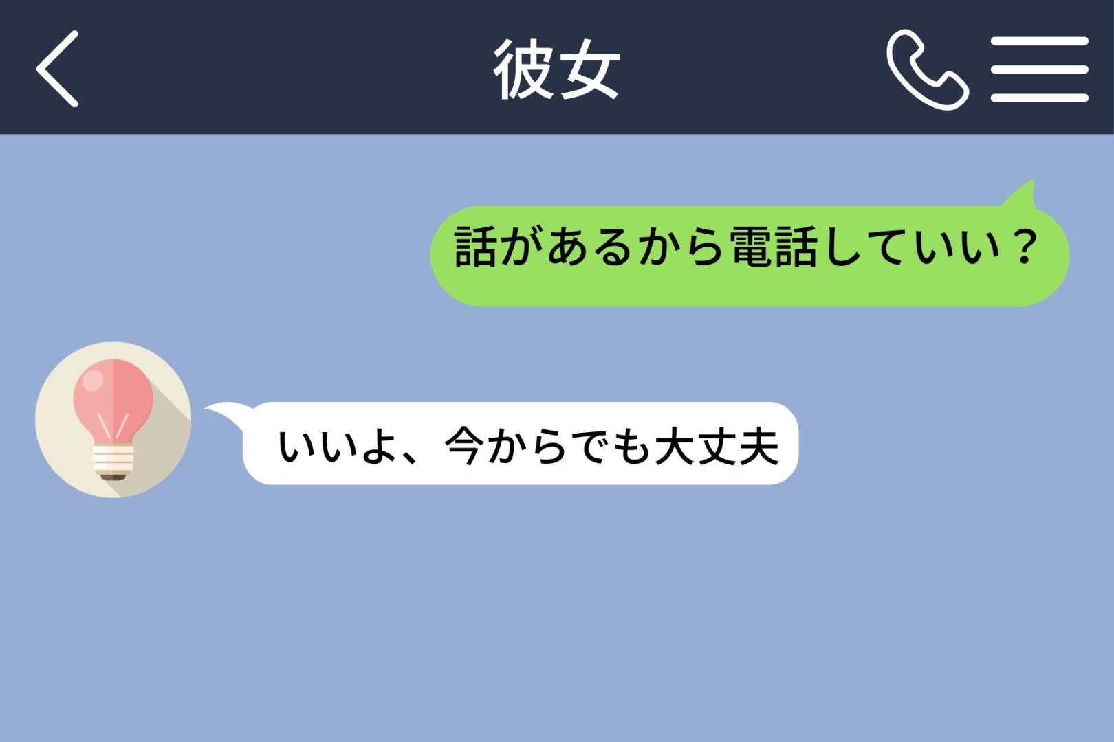 用件を書かずに１通だけ送り、返事を止めていた間、恋人の家族に頭を下げて頼み事をしていました