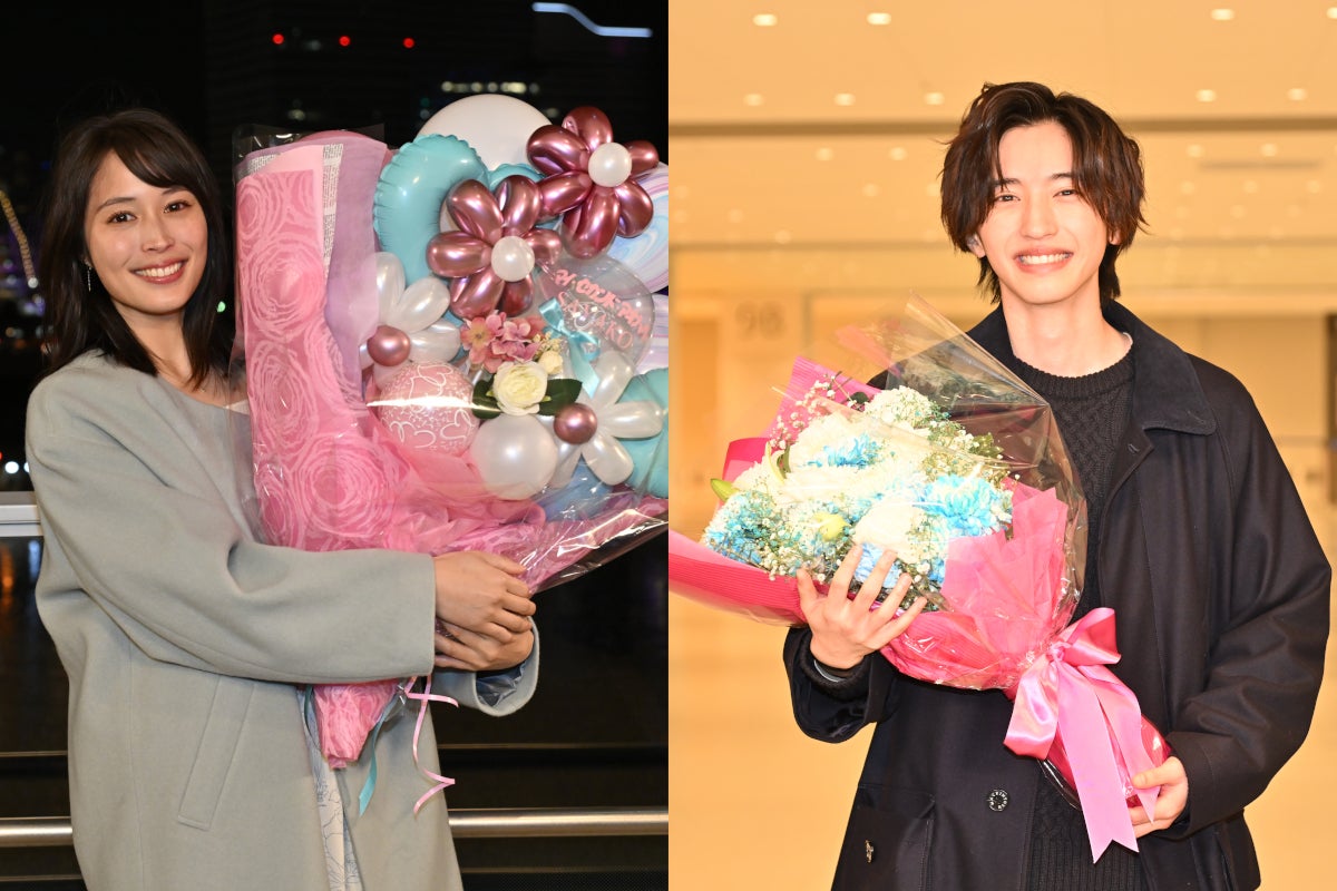 広瀬アリス＆なにわ男子・道枝駿佑「マイハル」笑顔でクランクアップ「毎日本当に幸せでした」