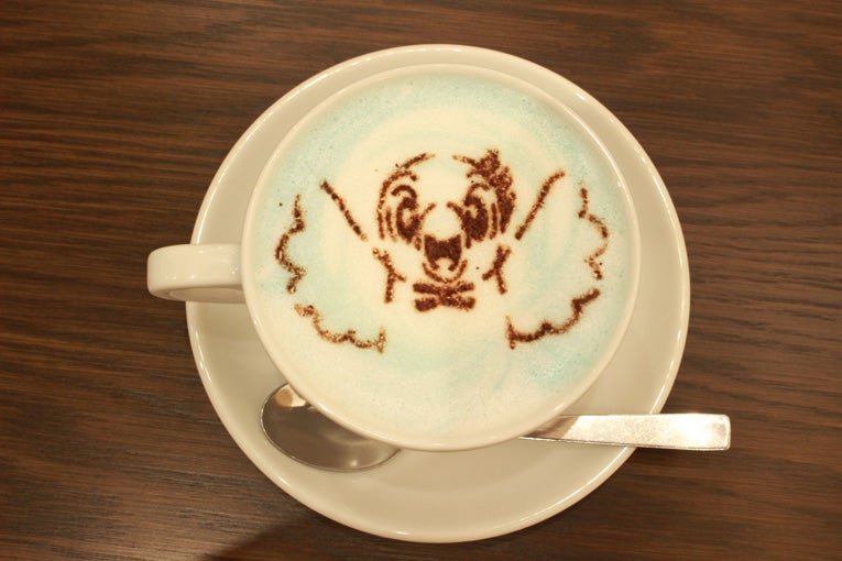 とりっぴいブルーキュラソーミルク600円（税込）（C）Benesse Corporation2017