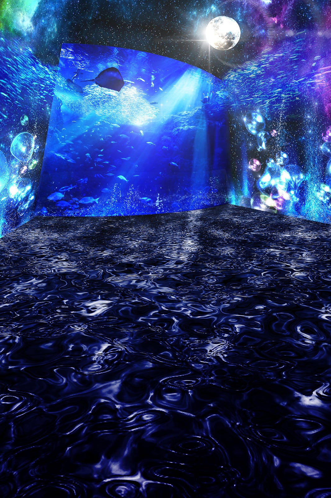 ナイトワンダーアクアリウム2016～月光に漂う水族館～／画像提供：新江ノ島水族館
