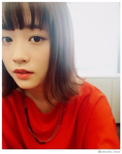 大原櫻子、外ハネ×赤リップで大人な雰囲気「可愛い」「真似したい」と絶賛の声