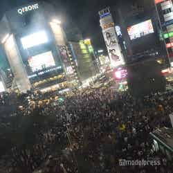 渋谷が大パニック！／2018年10月27日午後18時頃撮影 （C）モデルプレス