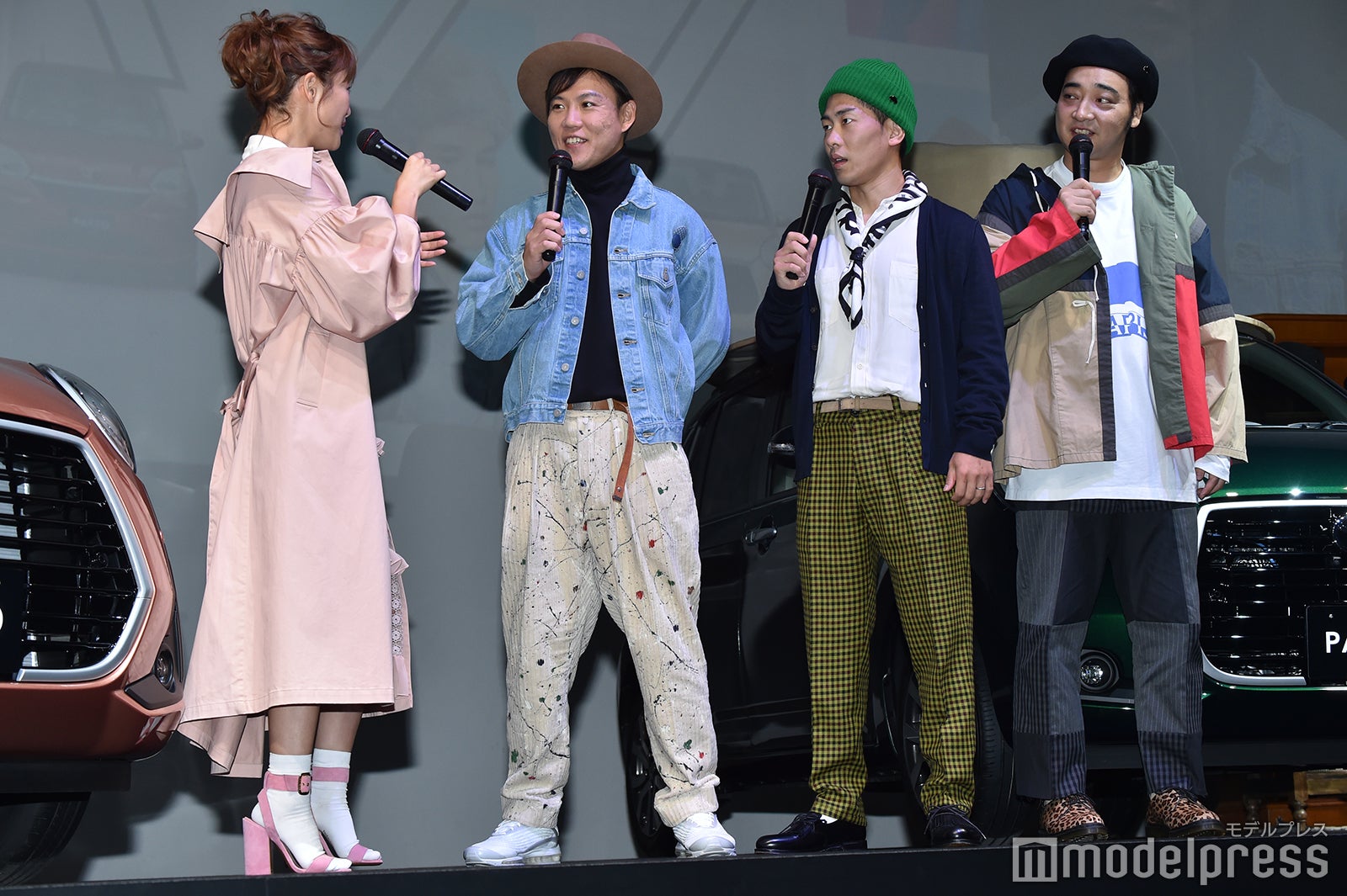 鈴木奈々、おたけ、太田博久、斉藤慎二（C）モデルプレス