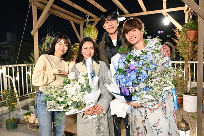 鳴海唯、二階堂ふみ、チェ・ジョンヒョプ、絃瀬聡一(C)TBS