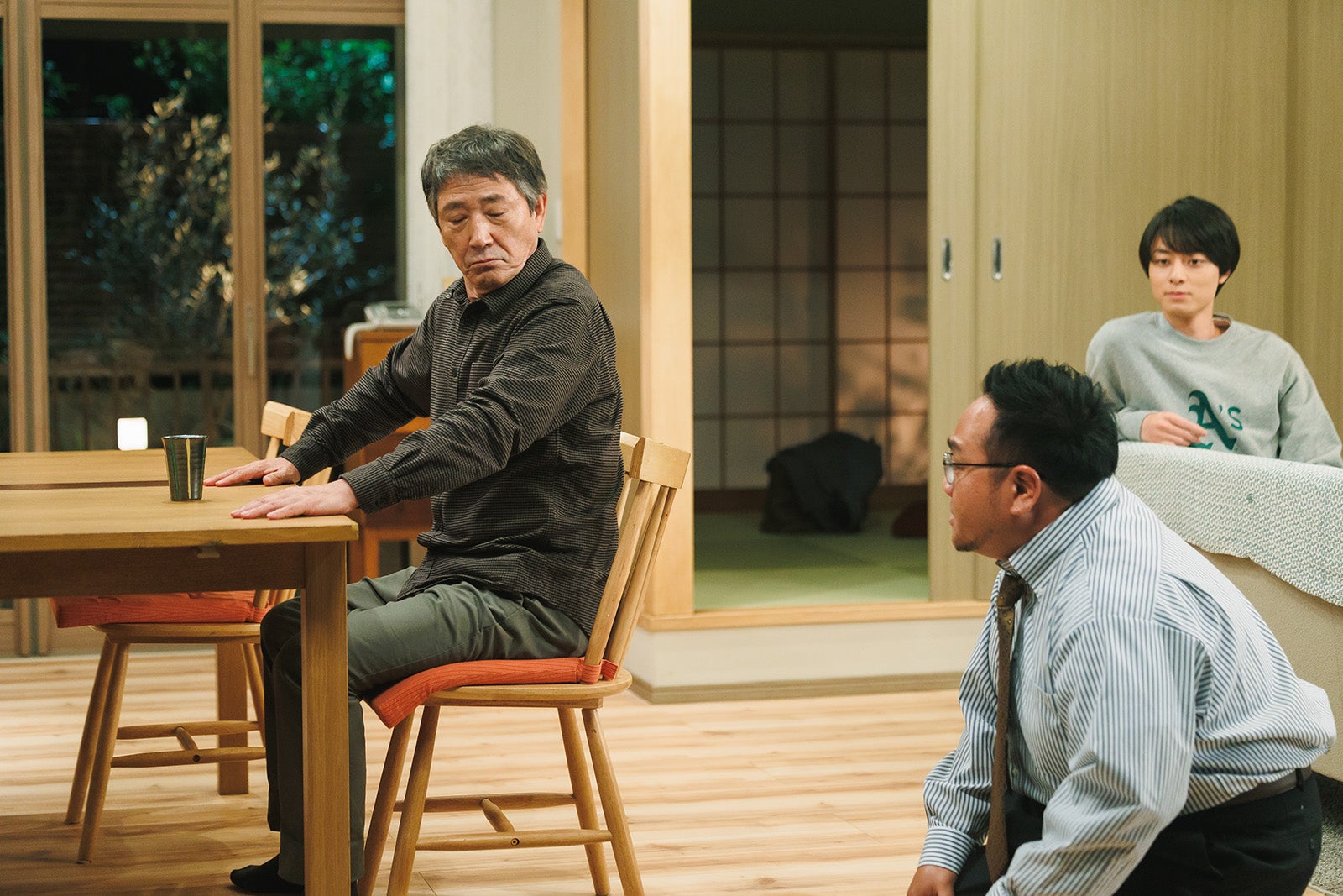 小林薫、河野真也、作間龍斗「コタツがない家」第5話より（C）日本テレビ