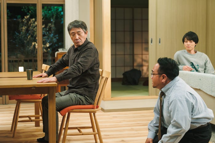 小林薫、河野真也、作間龍斗「コタツがない家」第5話より(C)日本テレビ