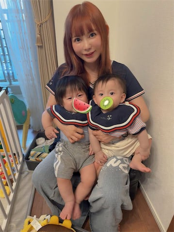 中川翔子、双子との親子リンクコーデに反響「可愛すぎる」「目がしょこたんそっくり」
