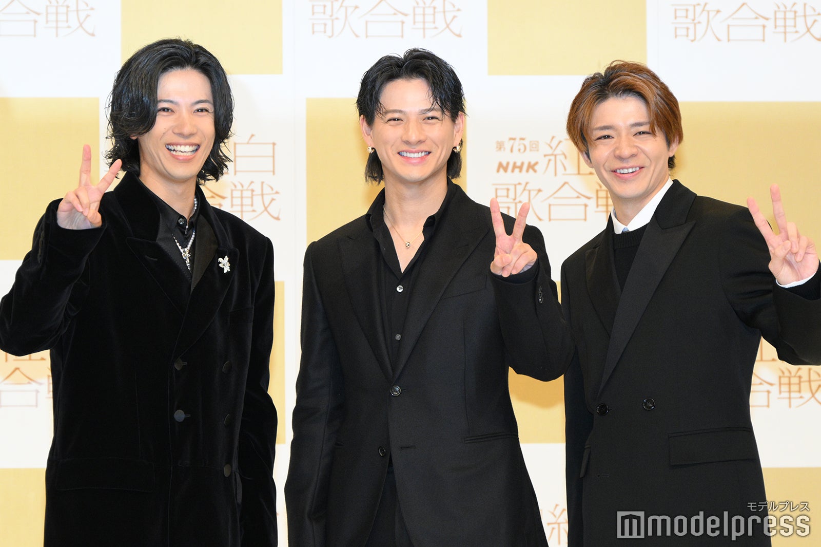 Number_i（左から）神宮寺勇太、平野紫耀、岸優太（C）モデルプレス