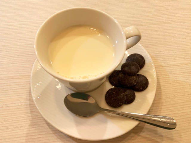 クーベルチュールカカオのホットチョコレート