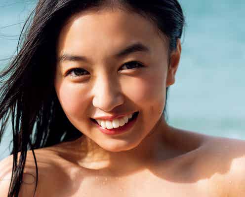 Hカップ“熊本の原石”舞子、迫力バストで圧倒の初グラビア